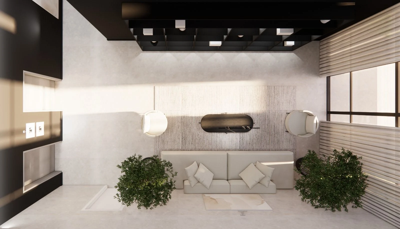 Perspectiva do lobby do Move Residencial